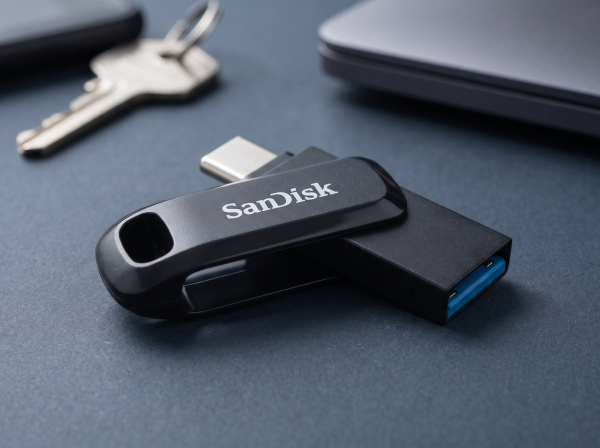 SanDisk USB Dual Drive Type-C GO SDDDC3 FlashDrive Memory Stick for PC MAC Phone