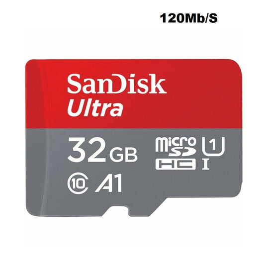 SanDisk Ultra 32GB Micro SD Card SDHC A1 UHS-I 120MB/s Mobile Phone TF Memory Card  SDSDUN4-032G-GN6IN