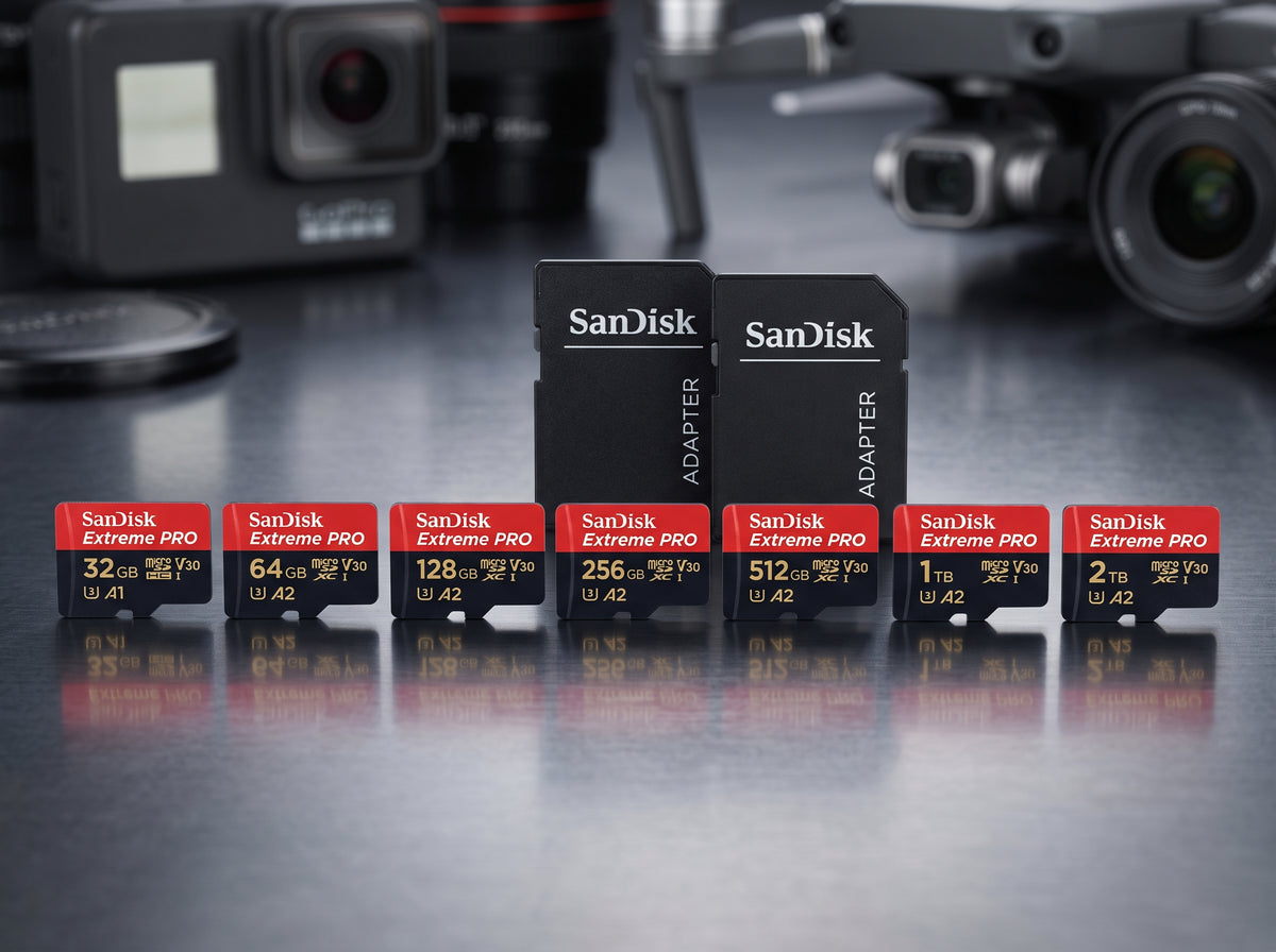SanDisk Extreme Pro Micro SD Card SDHC UHS-I Action Camera GoPro Memory Cards