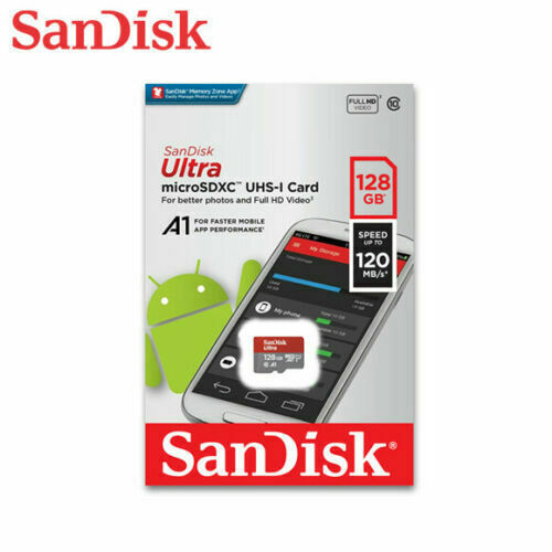 SanDisk Ultra Micro SD Card SDHC SDXC A1 UHS-I Mobile Phone TF Memory Card